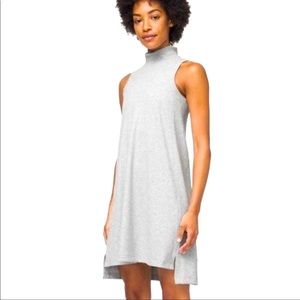 Lululemon Gray Turtleneck Sleeveless Sheath Dress